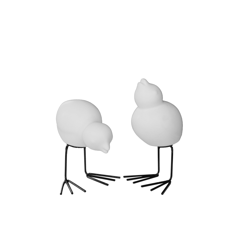 DBKD Swedish Birds Vögel Set weiß
