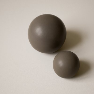 DBKD Deko Kugel ALLIUM dust brown, verschiedene Größen