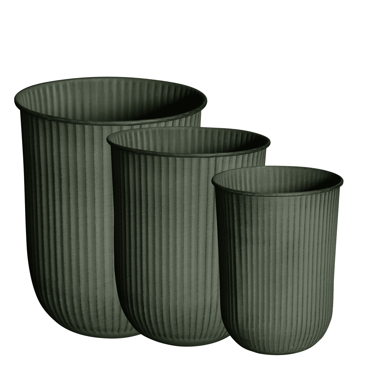 DBKD Pflanzkübel OUT POT STRIPE grün, verschiedene Größen