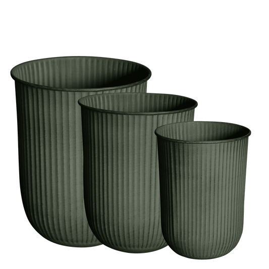 DBKD Pflanzkübel OUT POT STRIPE grün, verschiedene Größen