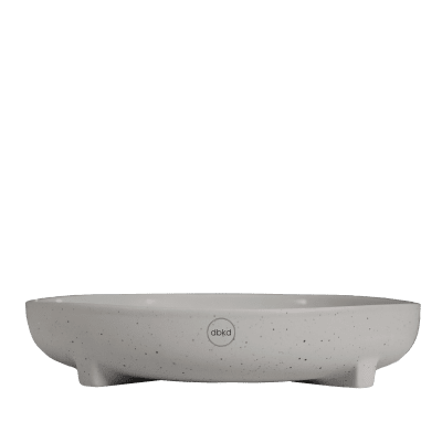 DBKD Tablett PLUS mole dot grau 30 cm