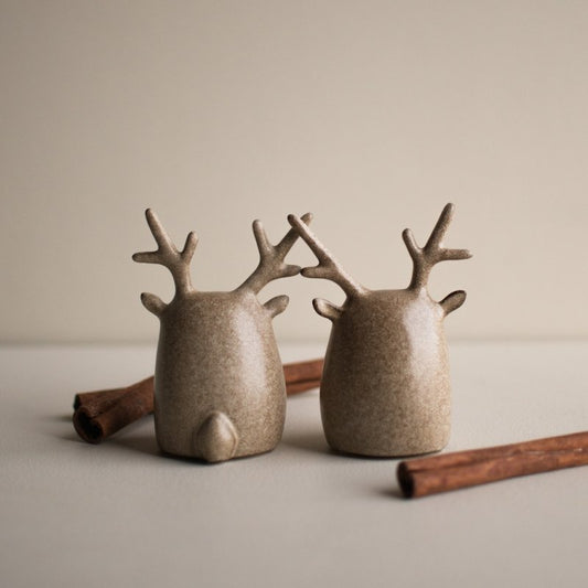 DBKD Hirsch Paar DEER TWINS beige