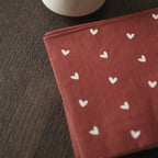 DBKD Servietten HEART dunkelrot