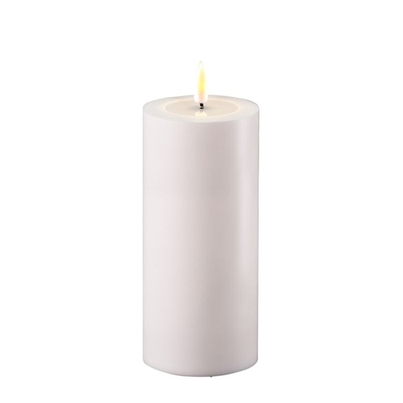 Deluxe Homeart OUTDOOR elektrische LED Stumpenkerzen, verschiedene Aus – HOF&HEIM Conceptstore