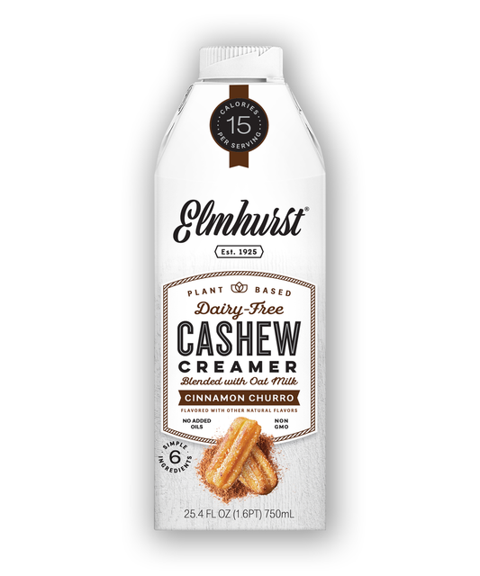 Elmhurst Coffee Creamer Cashew Churro Cinnamon 750 ml