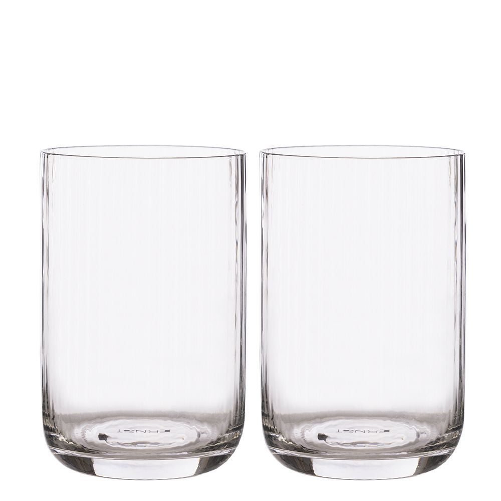 Ernst Longdrinkglas Glas mit Rillen