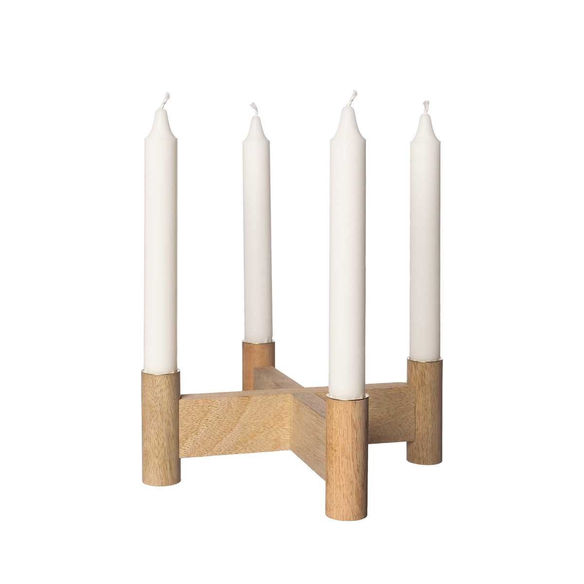 Ernst Kerzenhalter Adventskranz Mangoholz hell – HOF&HEIM Conceptstore