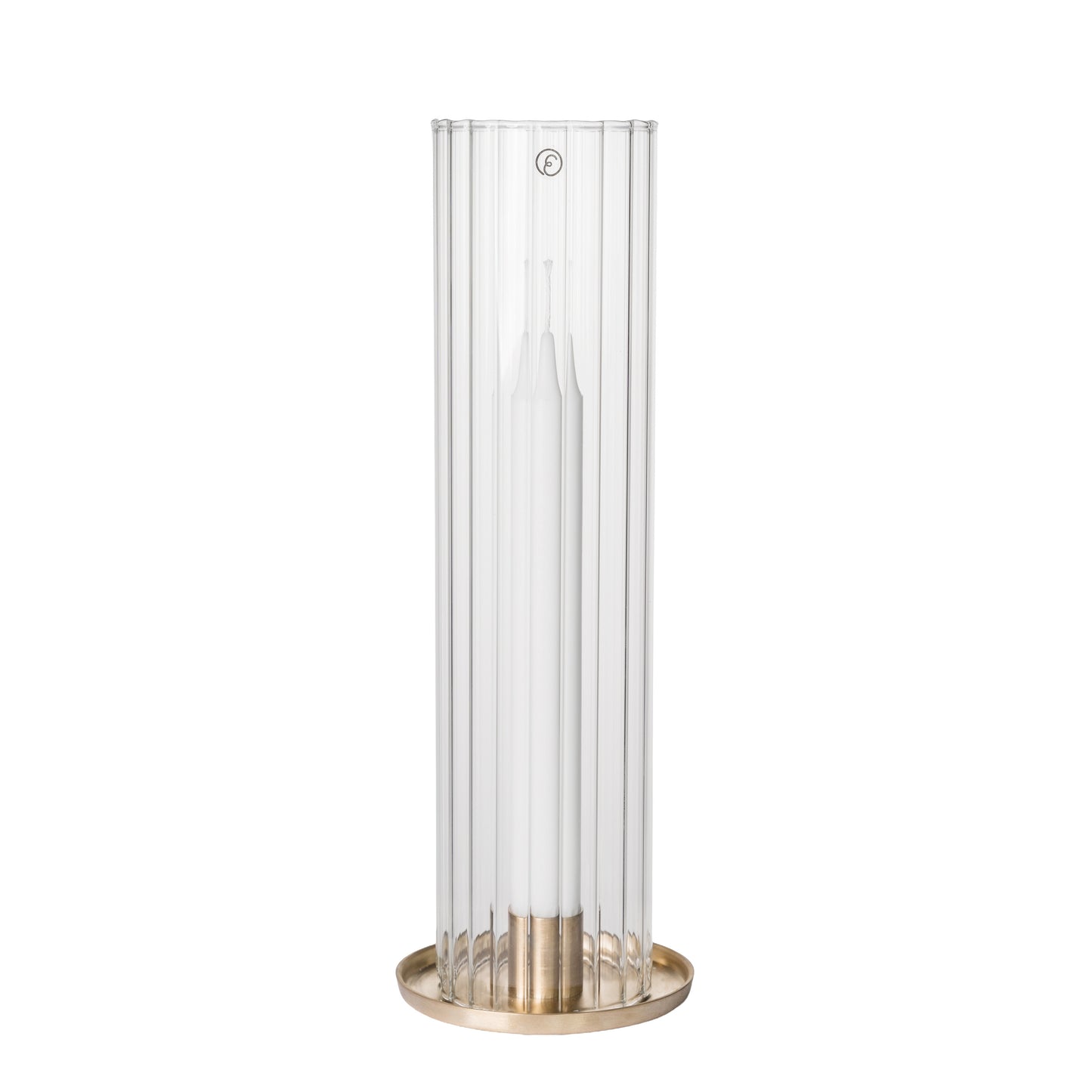 Ernst Kerzenhalter Windlicht Messing Glas, verschiedene Ausführungen