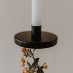 Eulenschnitt Kerzenhalter Deckel für Vorratsglas, Metall schwarz, verschiedene Ausführungen