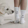 Eulenschnitt Socken DOG LOVER