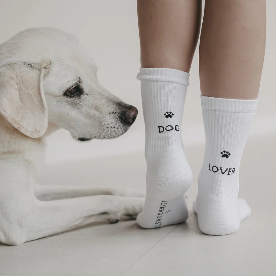 Eulenschnitt Socken DOG LOVER