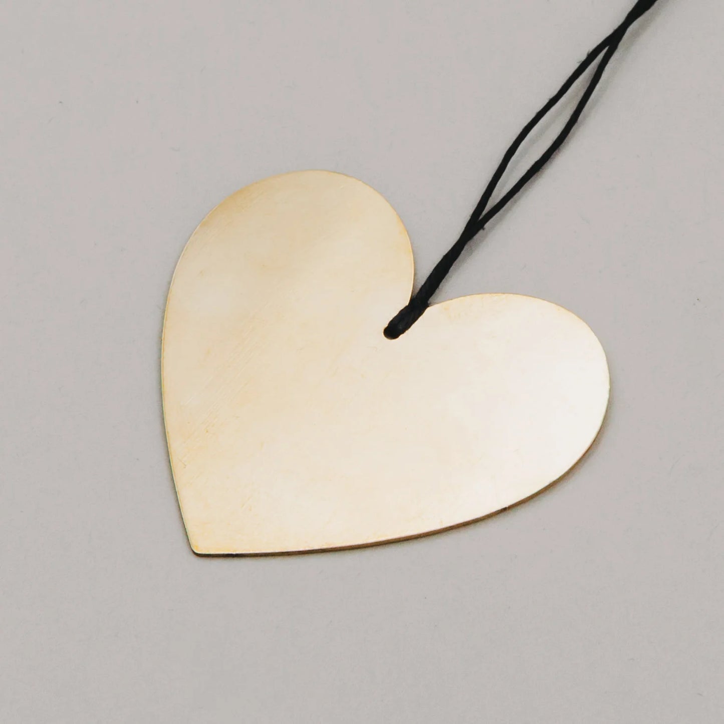 Eulenschnitt Anhänger Set HERZ gold 6 Stück