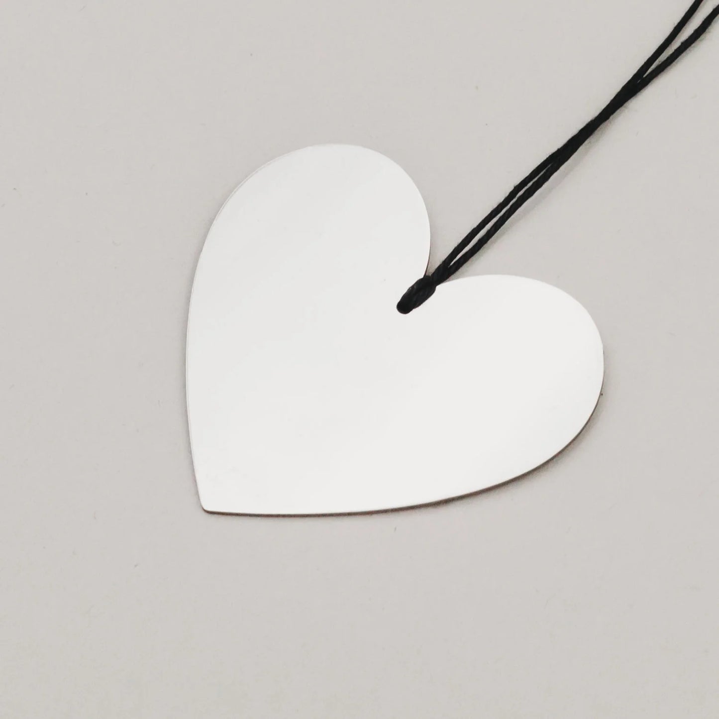 Eulenschnitt Anhänger Set HERZ silber 6 Stück