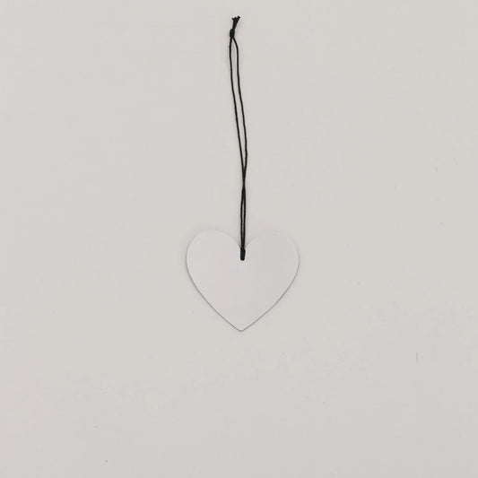 Eulenschnitt Anhänger Set HERZ silber 6 Stück