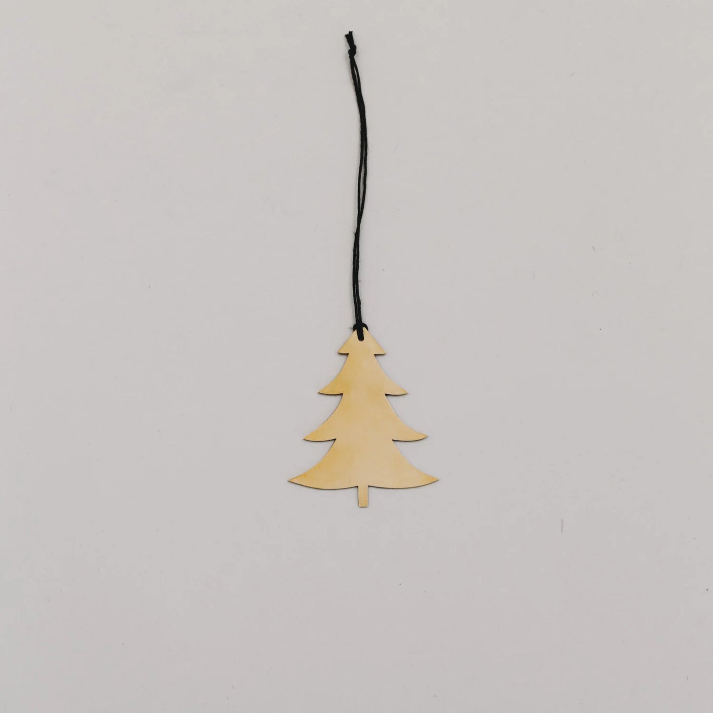 Eulenschnitt Anhänger Set TANNE gold 6 Stück