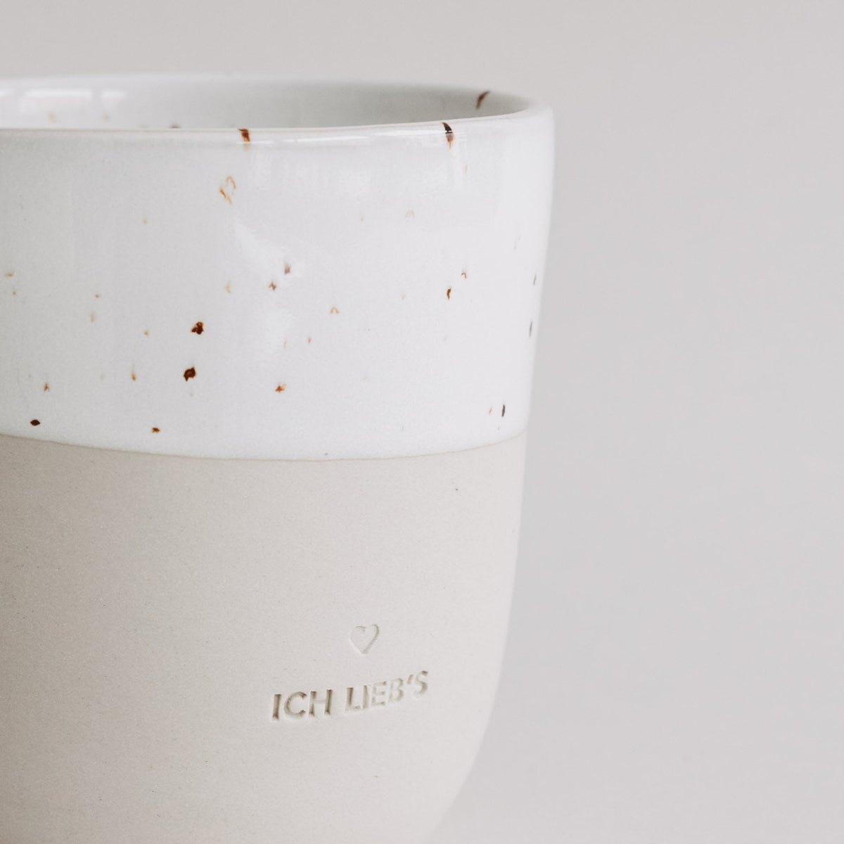Eulenschnitt Becher ICH LIEB`S