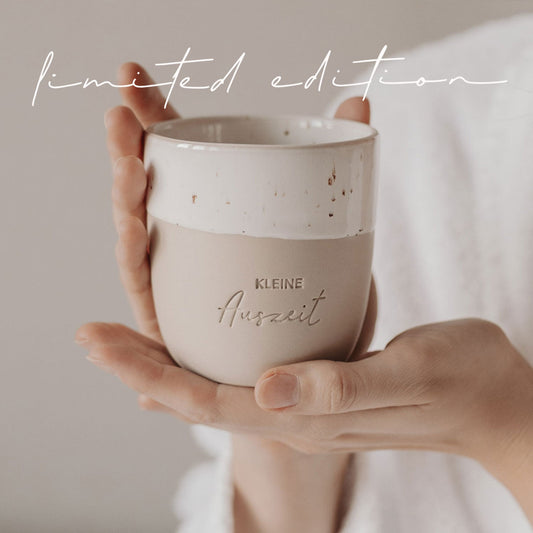 Eulenschnitt limitierter Becher KLEINE AUSZEIT