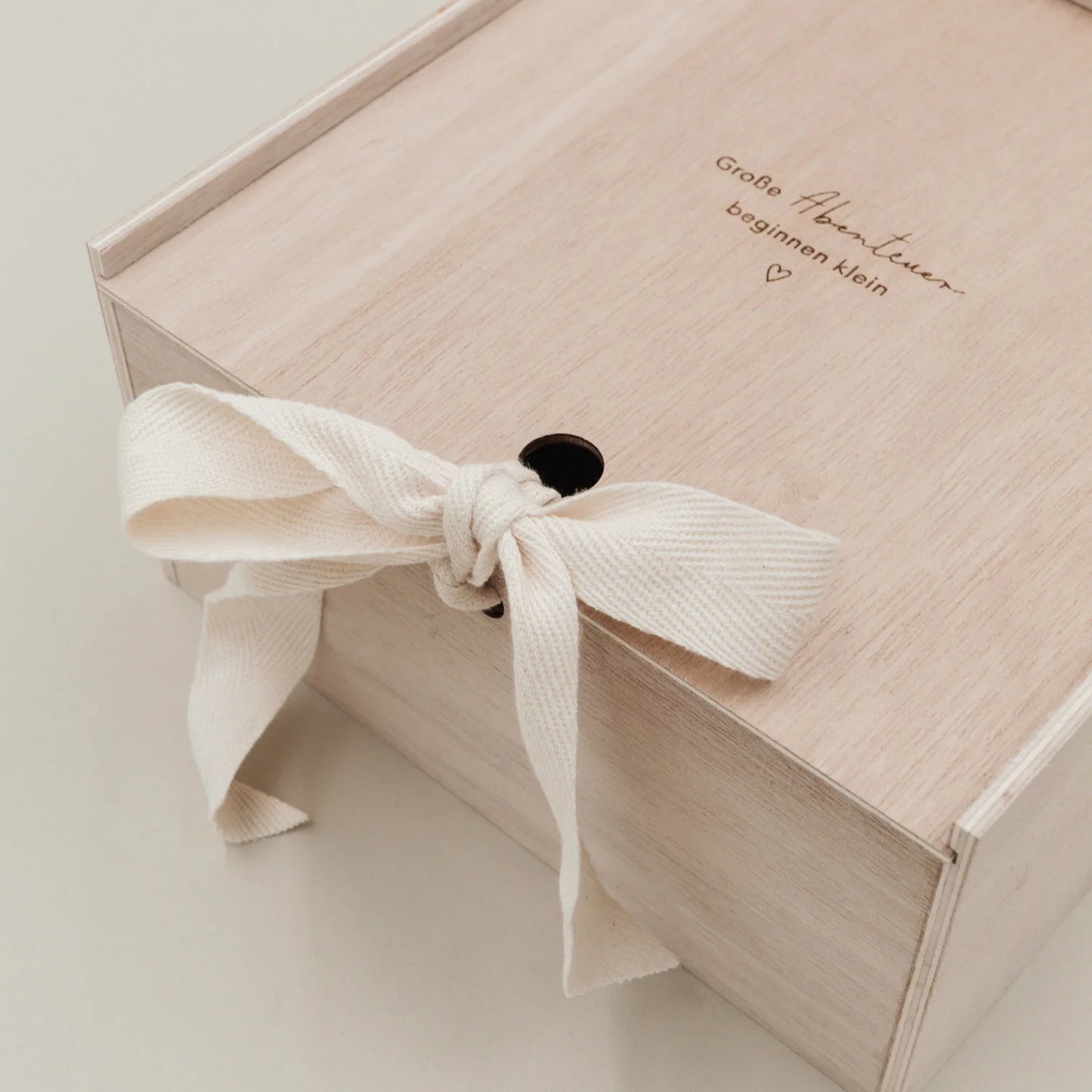 Eulenschnitt Erinnerungsbox Geschenkbox ABENTEUER Holz