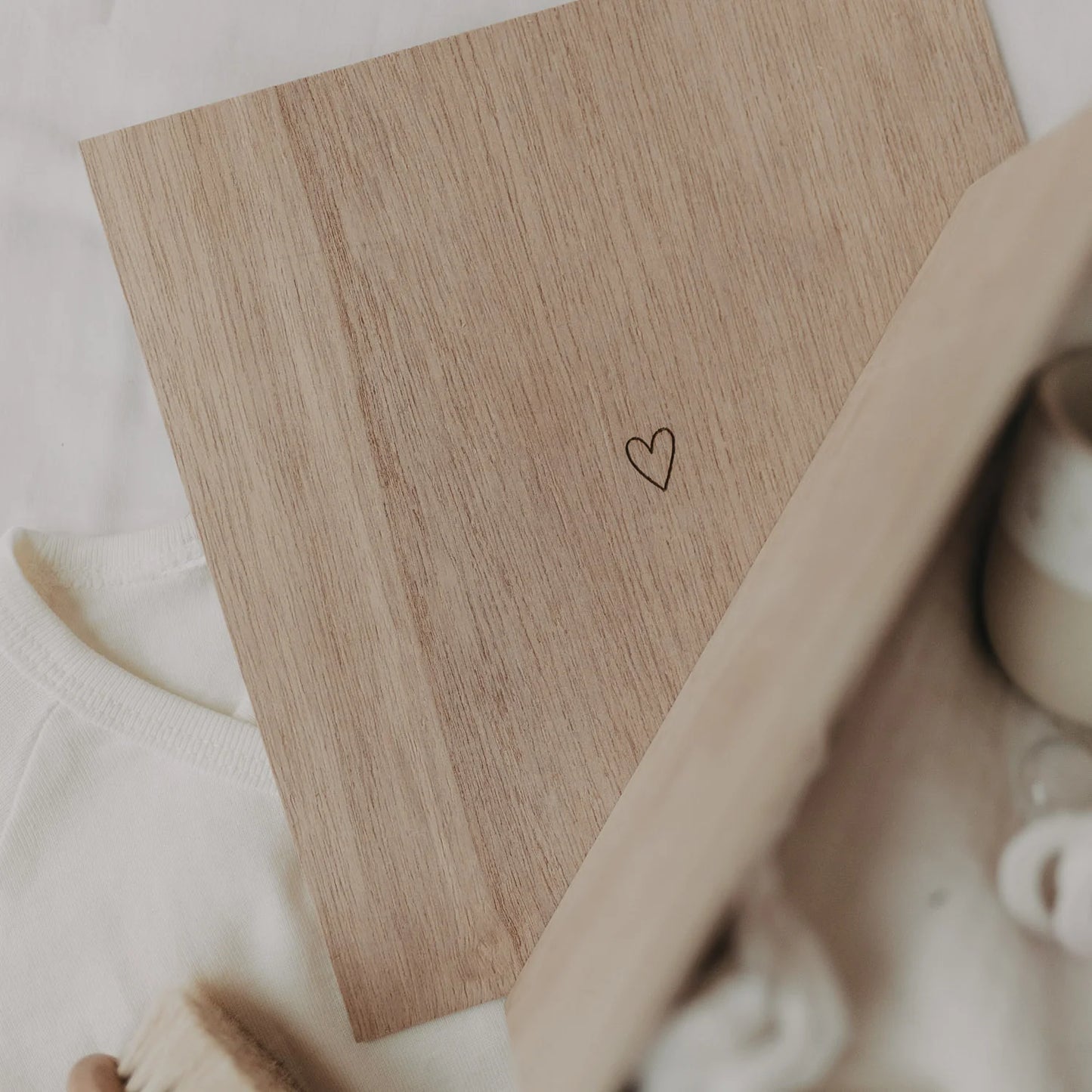 Eulenschnitt Erinnerungsbox Geschenkbox HERZ Holz