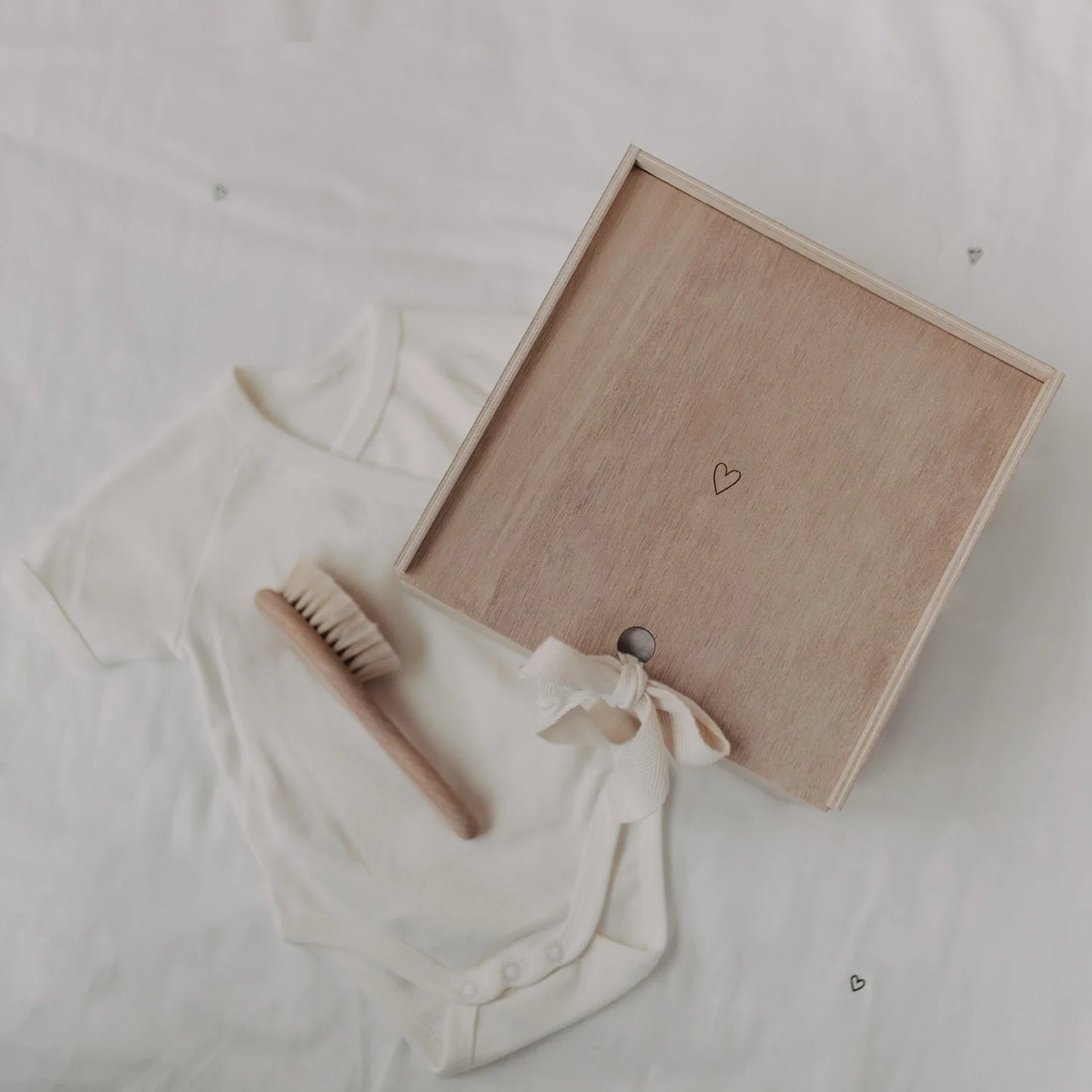 Eulenschnitt Erinnerungsbox Geschenkbox HERZ Holz