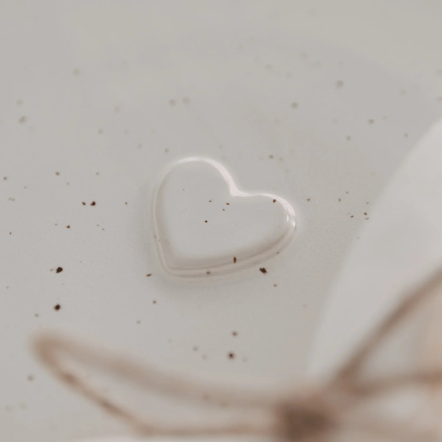 Eulenschnitt Teller / Tablett HERZ Calma 21 cm