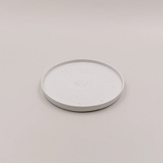 Eulenschnitt Teller / Tablett HERZ Calma 21 cm