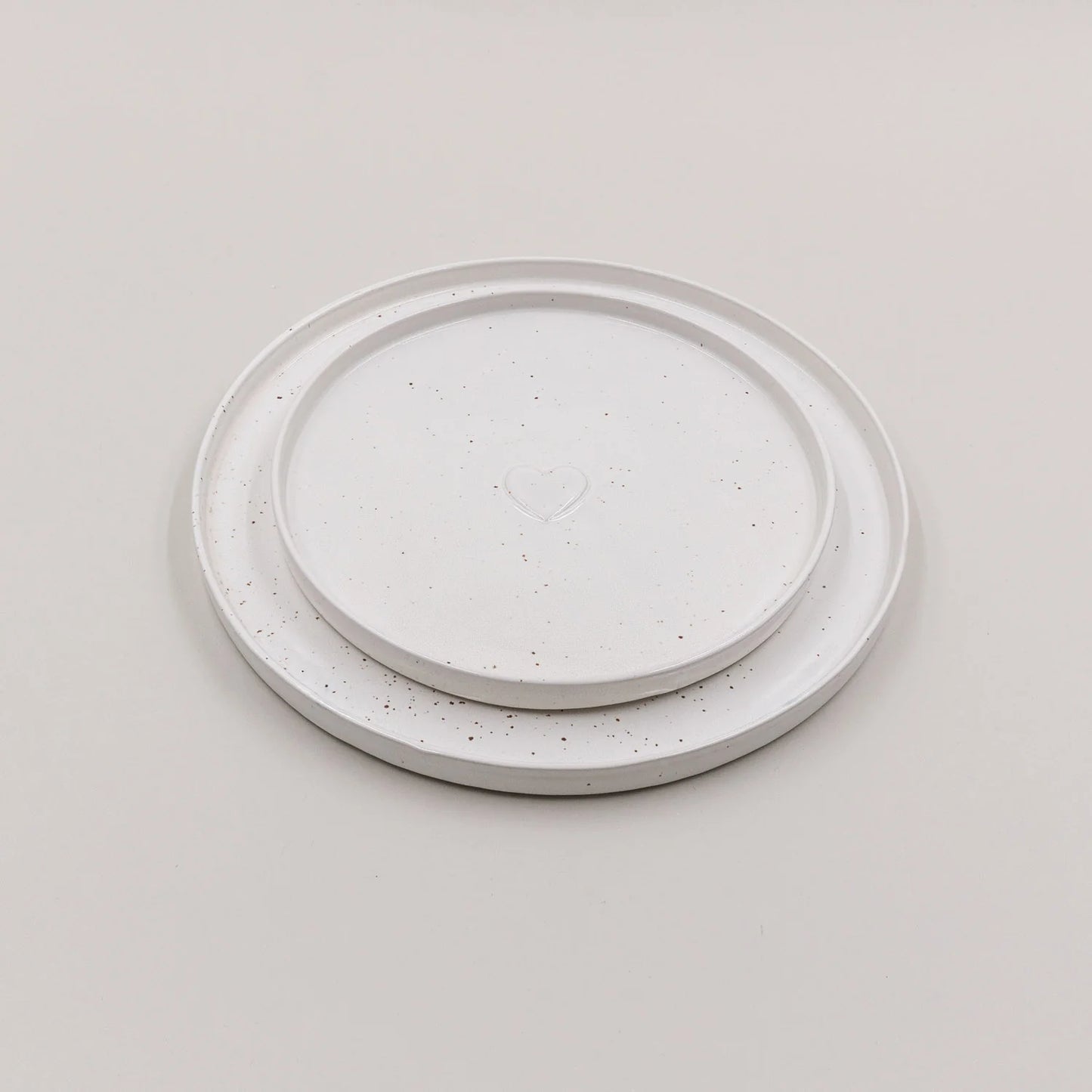 Eulenschnitt Teller / Tablett HERZ Calma 21 cm