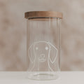 Eulenschnitt Vorratsglas HUND 19 cm