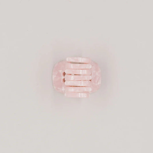 Eulenschnitt Haarspange klein HERZ BLUSH rosa perlmutt