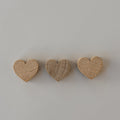 Eulenschnitt Magnete Holz Set/3 Stück HERZ