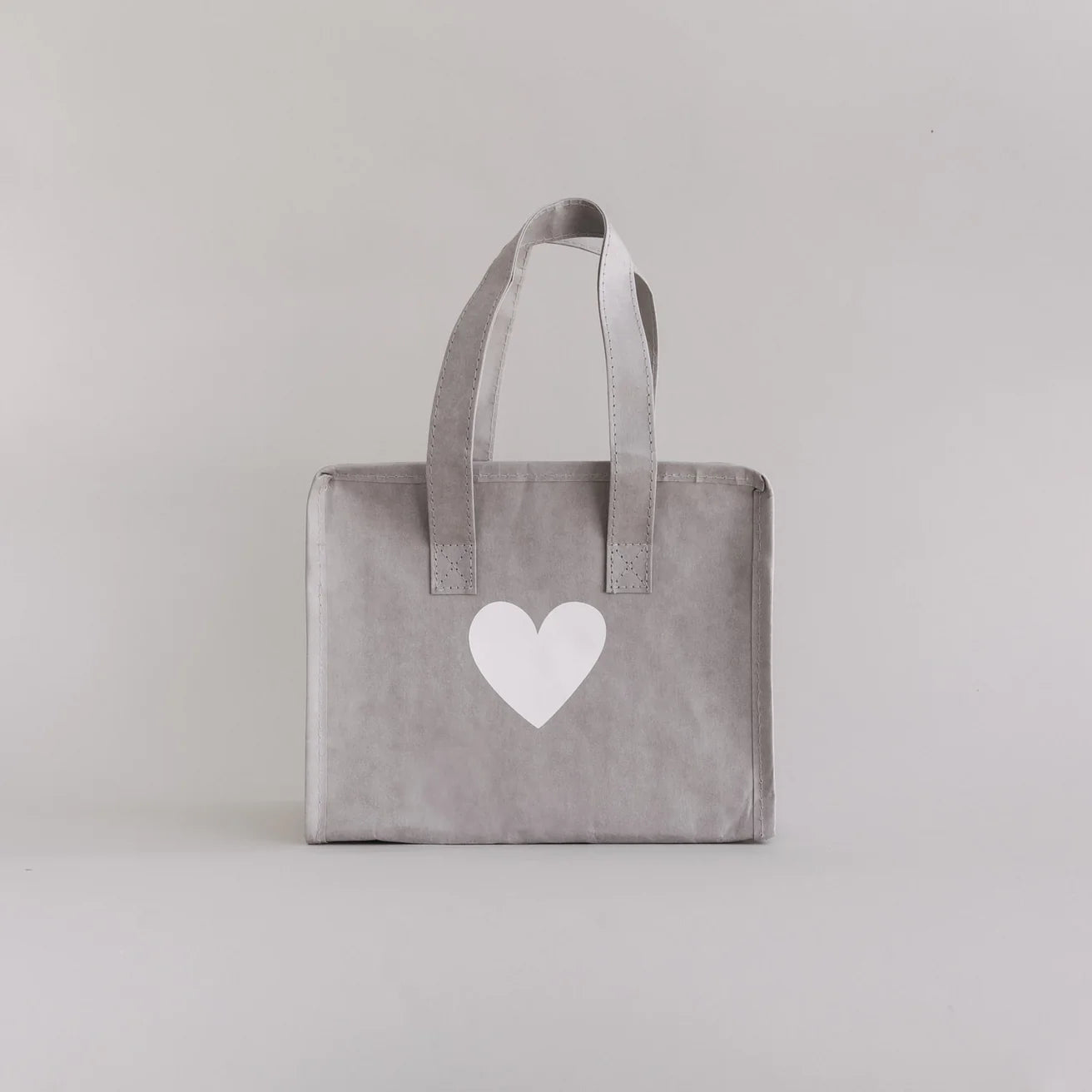 Eulenschnitt Kühltasche Herz grau