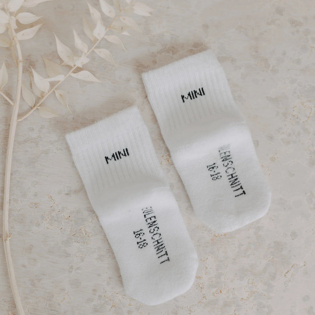 Eulenschnitt Baby Socken MINI