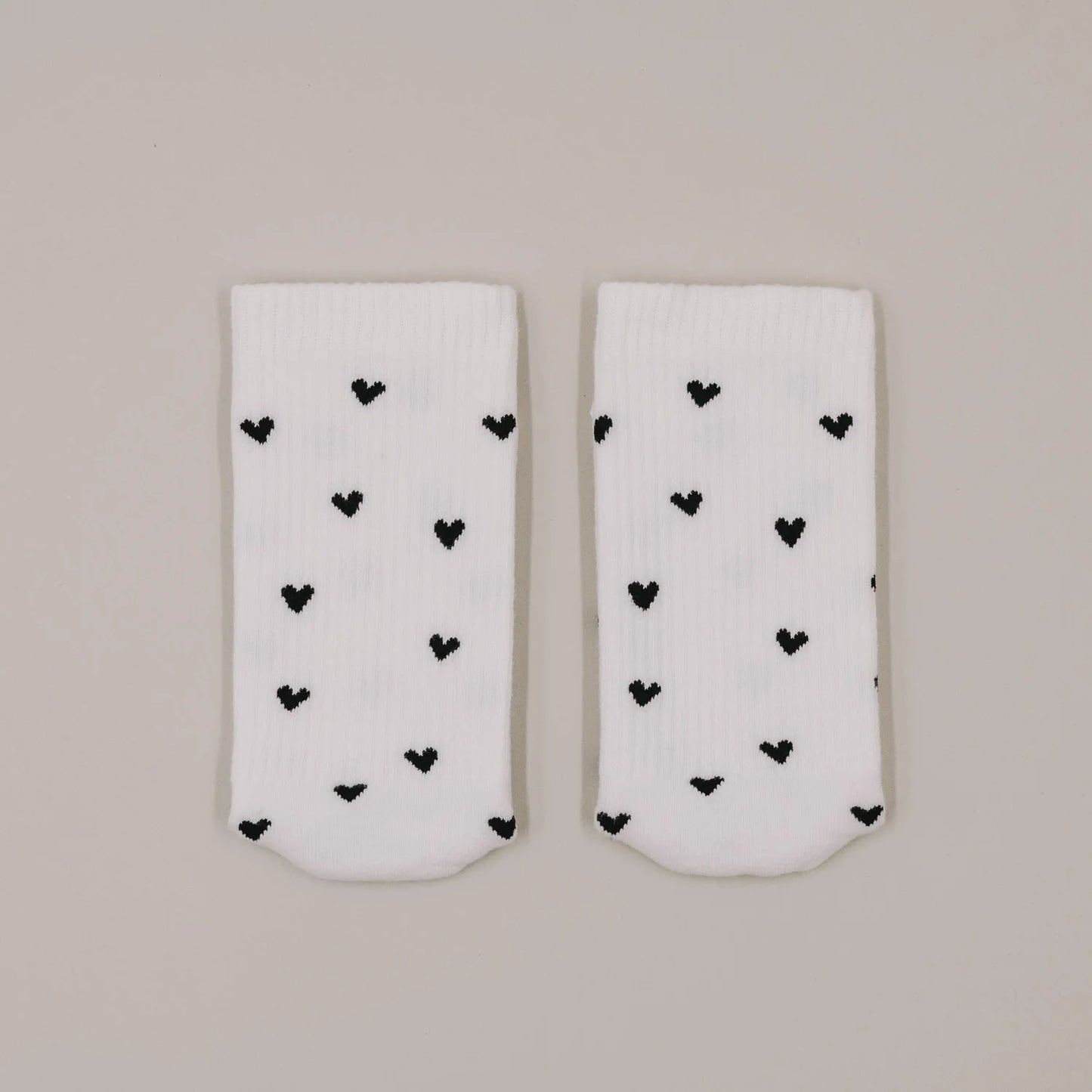 Eulenschnitt Socken HERZEN allover