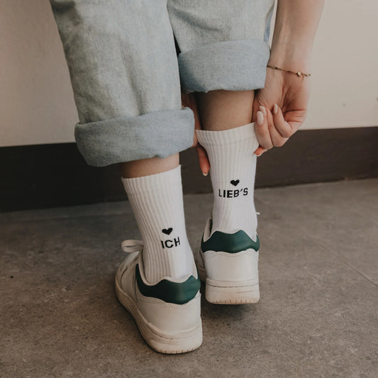 Eulenschnitt Socken ICH LIEB´S