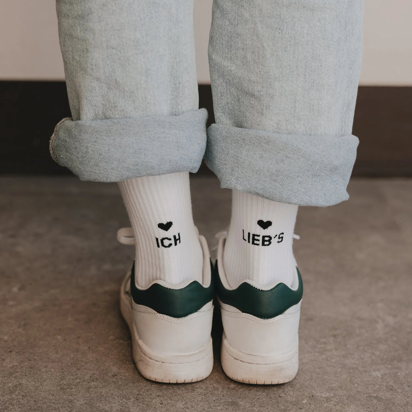 Eulenschnitt Socken ICH LIEB´S
