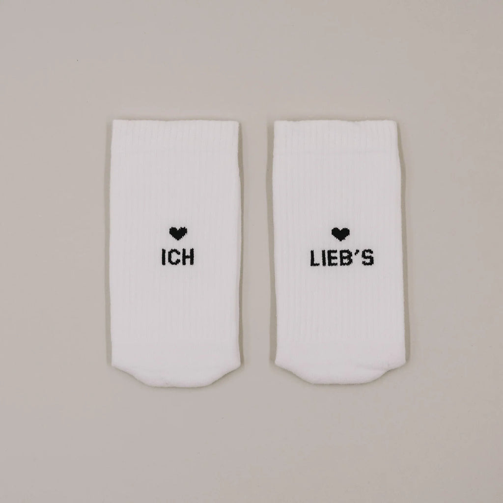 Eulenschnitt Socken ICH LIEB´S