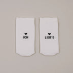 Eulenschnitt Socken ICH LIEB´S