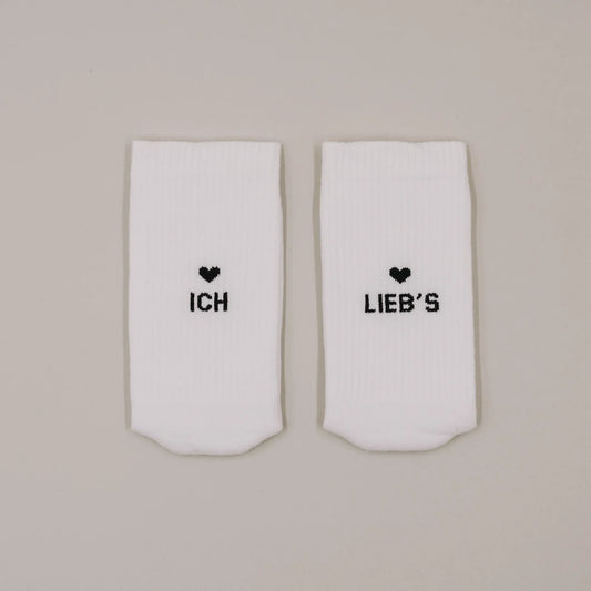 Eulenschnitt Socken ICH LIEB´S