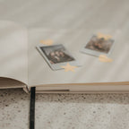 Eulenschnitt Buch leinen Herz blanko quadratisch