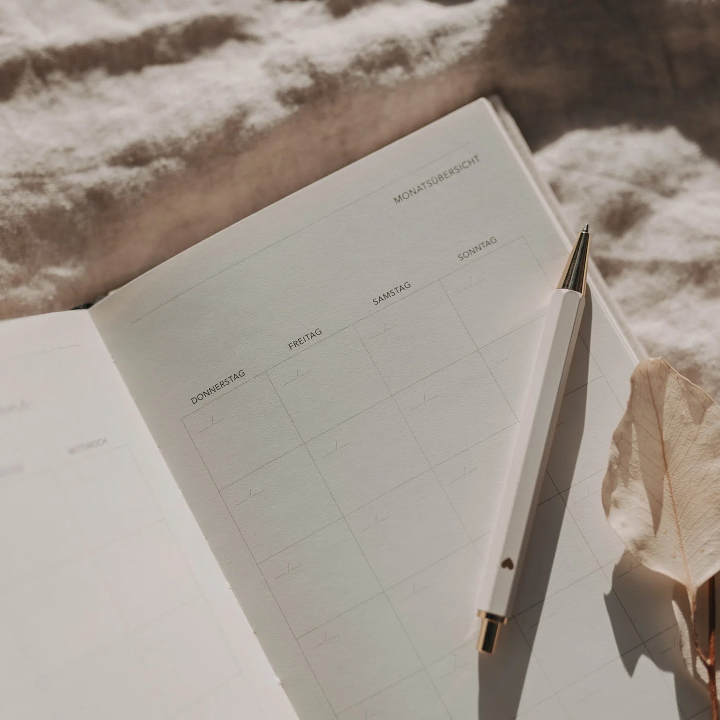 Eulenschnitt Terminkalender Journal NEUES GLÜCK