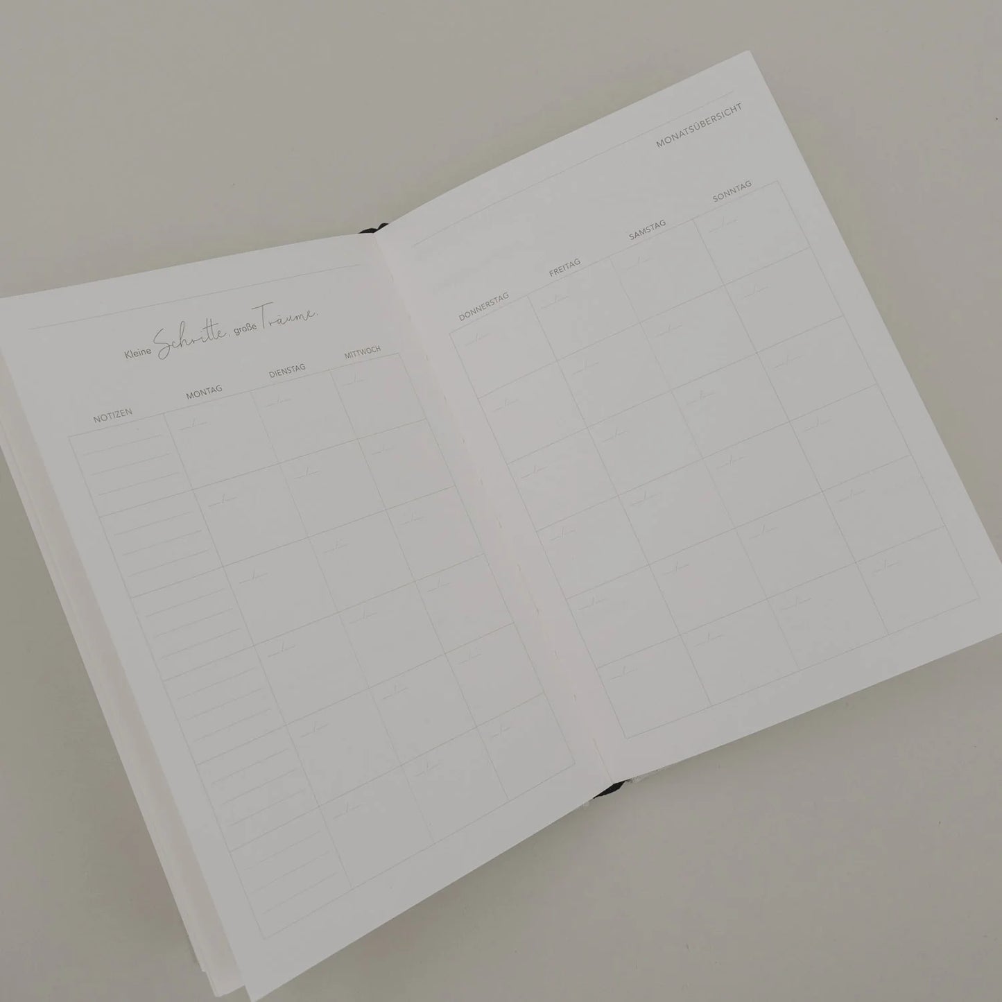 Eulenschnitt Terminkalender Journal NEUES GLÜCK