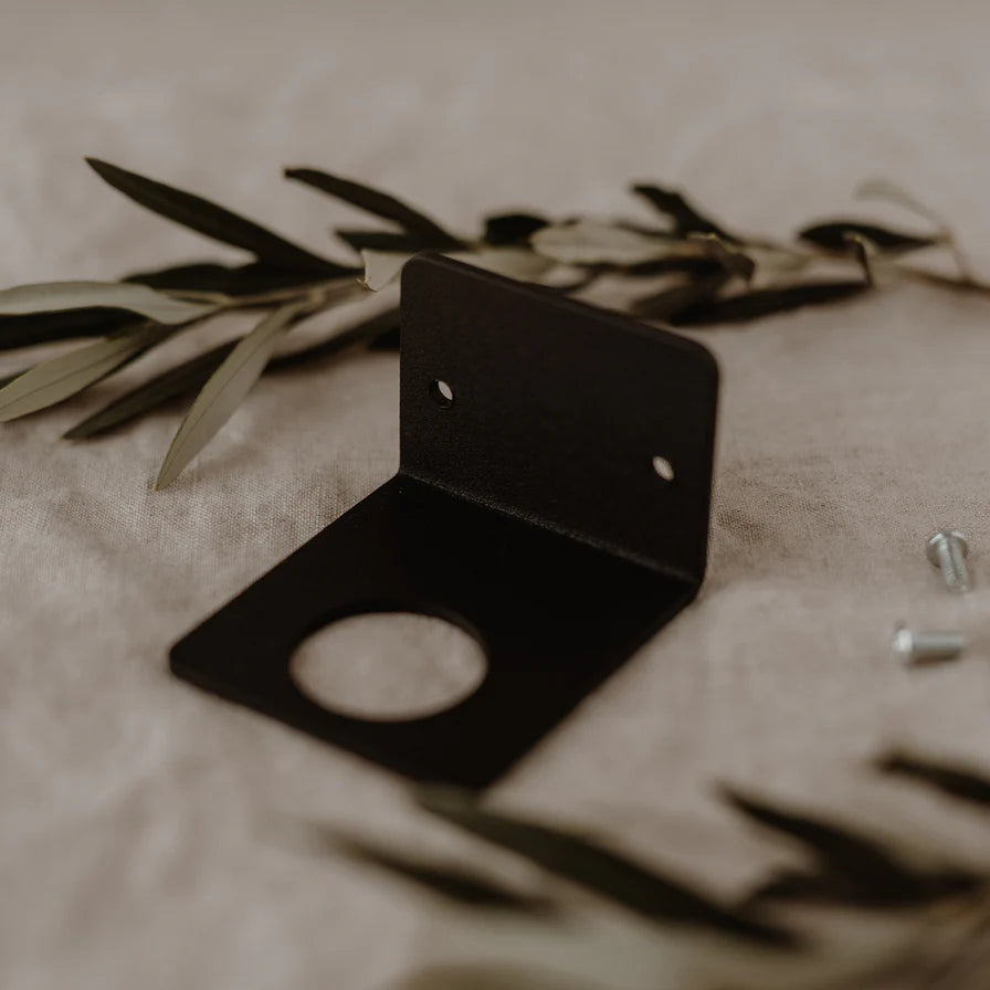 Wandhalterung Glasspender Metall schwarz