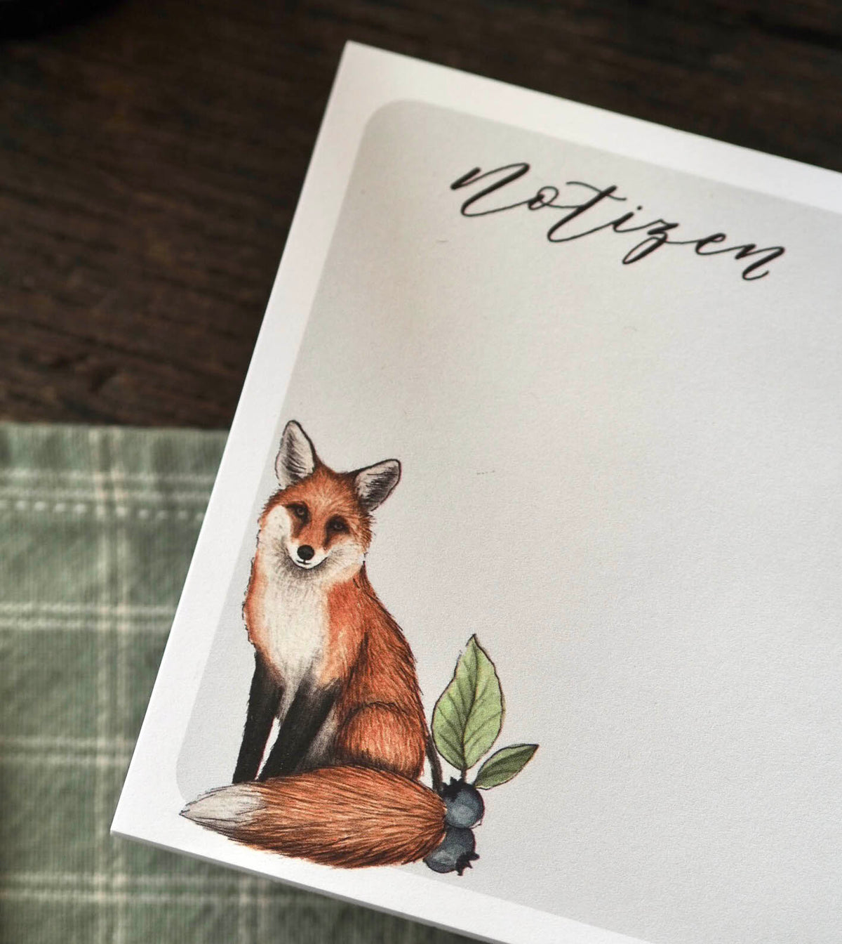 Frollein Lücke Notizblock FUCHS