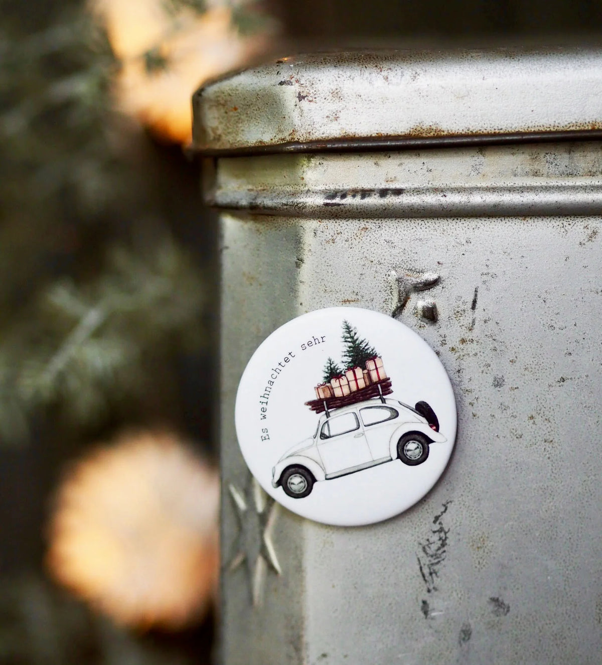 Frollein Lücke Magnet WEIHNACHTSAUTO