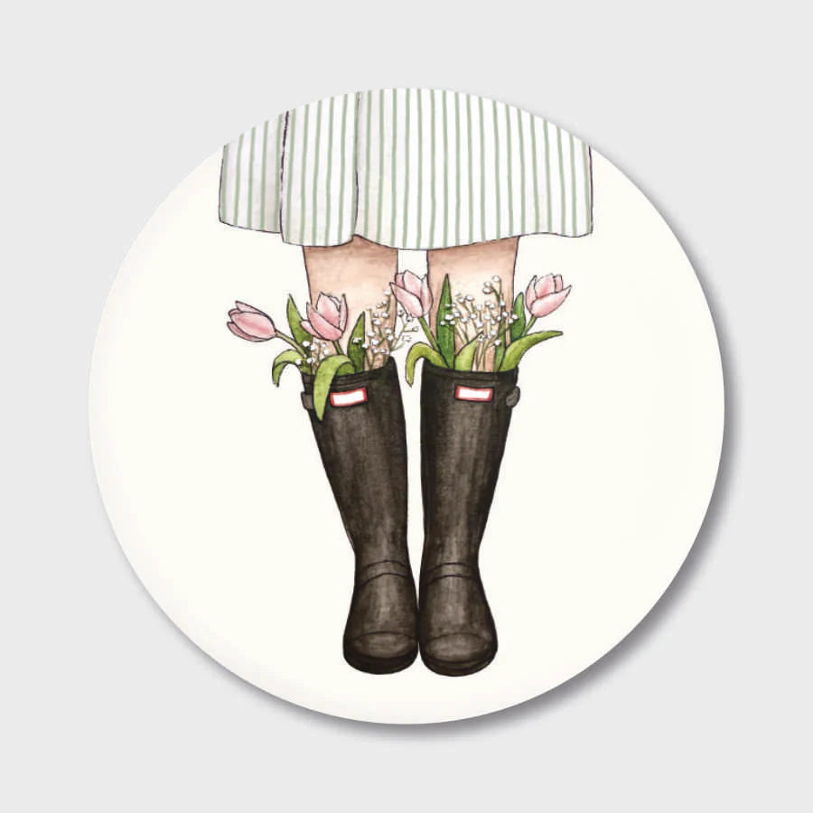 Frollein Lücke Magnet GUMMISTIEFEL