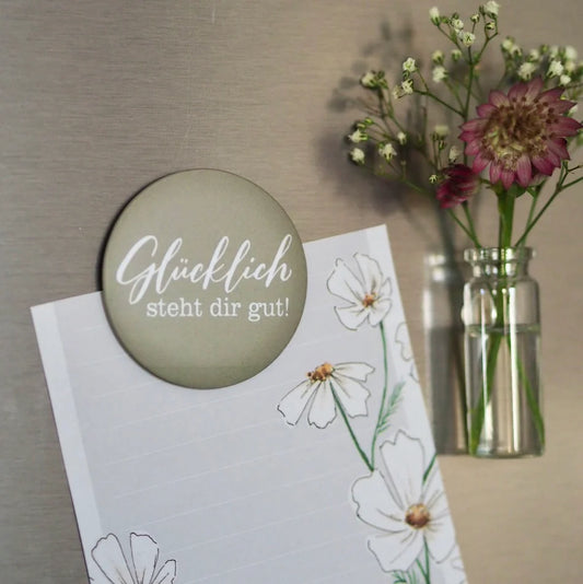 Frollein Lücke Magnet GLÜCKLICH