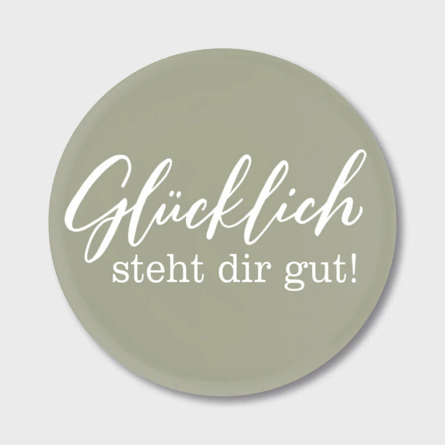 Frollein Lücke Magnet GLÜCKLICH