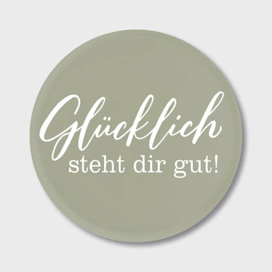 Frollein Lücke Magnet GLÜCKLICH