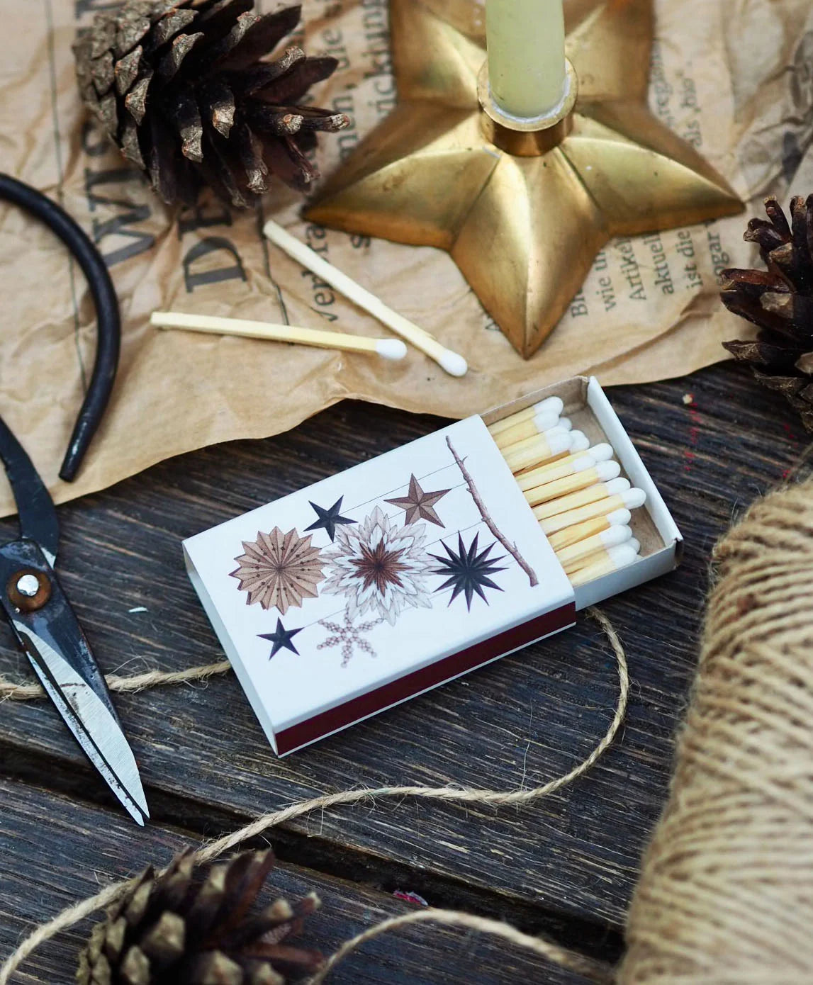 Frollein Lücke Streichhölzer WEIHNACHTSSTERNE