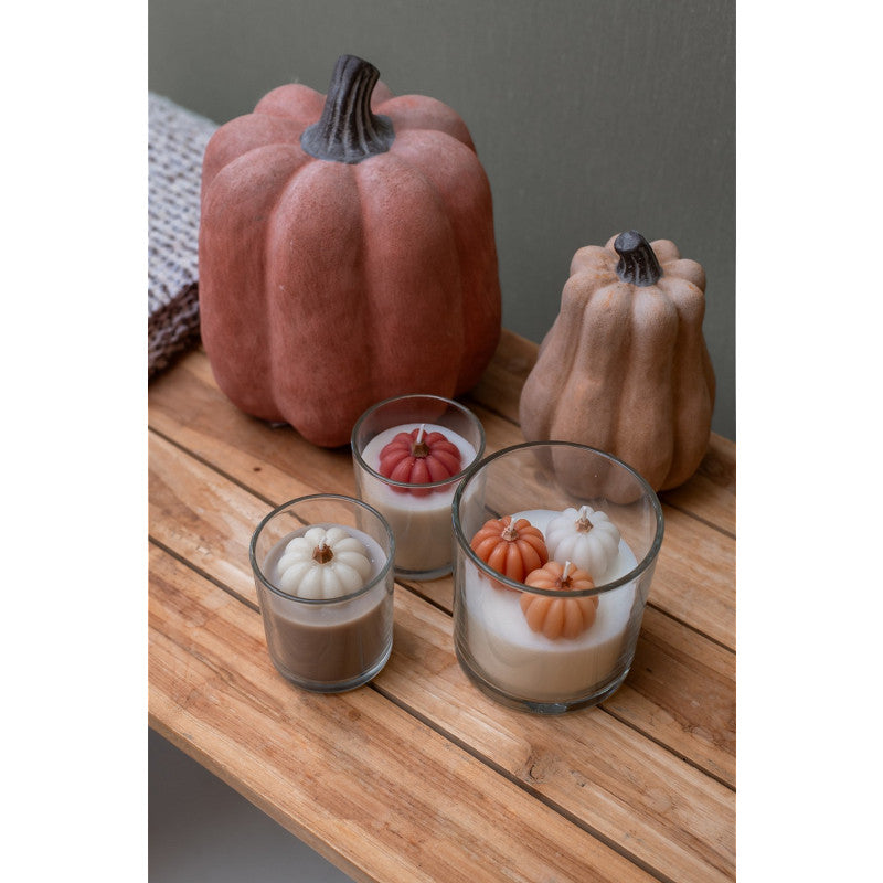 Kerze im Glas COZY PUMPKIN 10 cm